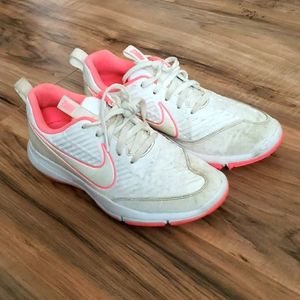 NIKE Women's "Explorer 2" Golf Shoes White/Pink AA1846-100 Size 6